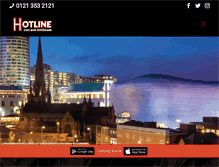 Tablet Screenshot of hotlinecars.co.uk